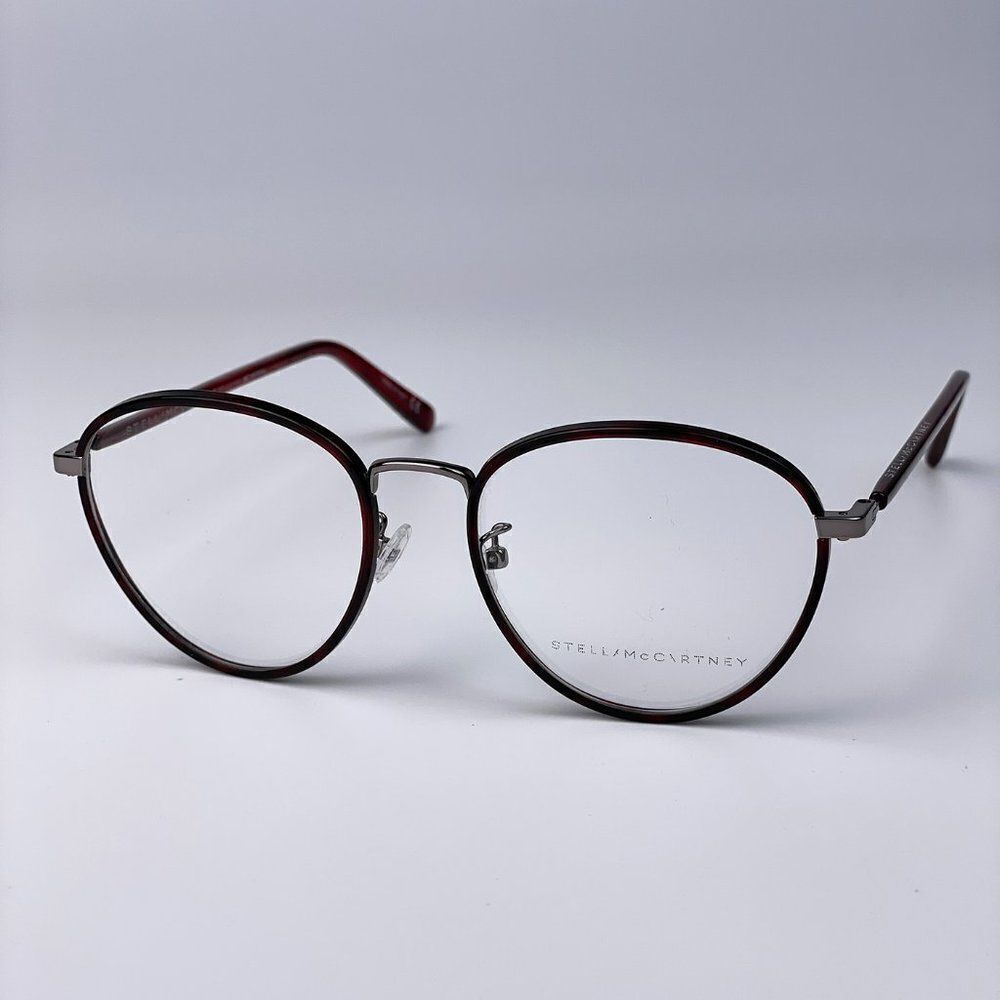 Sale! New Stella Mccartney Sc0147o 004 Women Mccartney Round Metal Eyeglasses